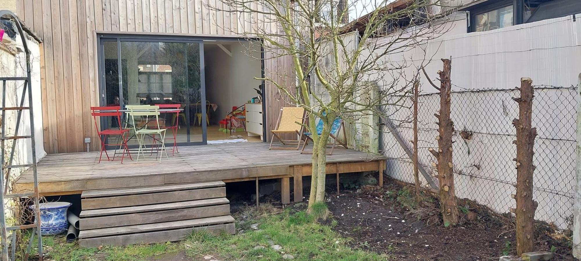 Maison Avec Jardin A Lille Bois Blancs Extérieur photo